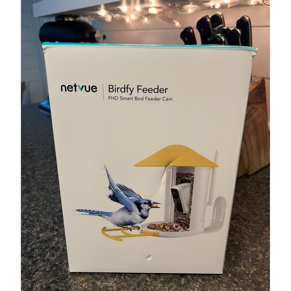 Netvue Birdfy Feeder with Camera - Yellow
